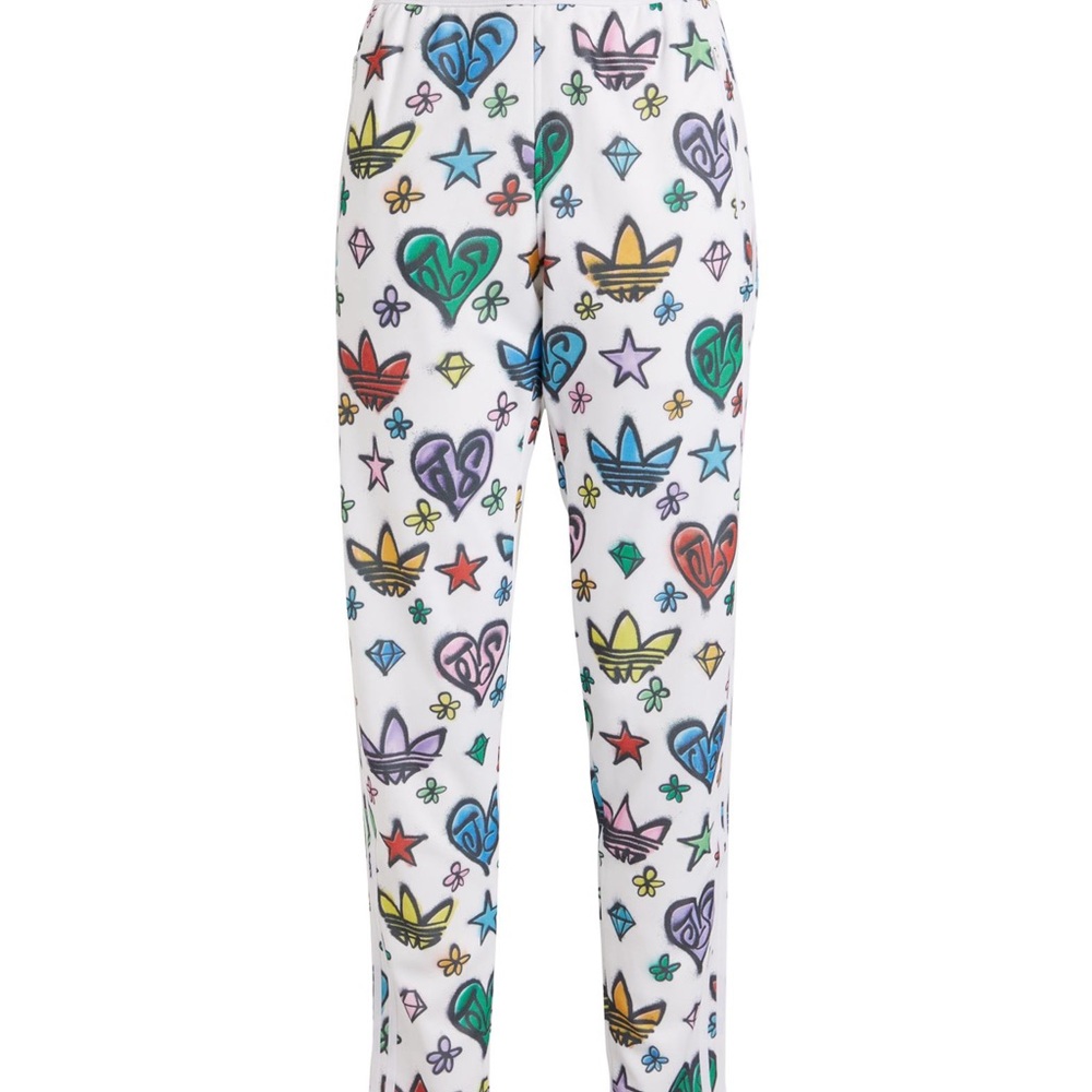 ADIDAS ORIGINALS BY JEREMY SCOTT PANTS IN WHITE
